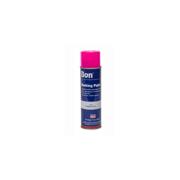 Bon Tool Bon 84-793 Marking Paint, Fluorescent Pink, 20 Ounce (12/Pkg) 84-793 - main